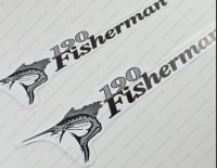 Wellcraft 190 Fisherman Boat Decal Set of 2 x 14.75" Wellcraft 190 Fisherman Boat Decal Set of 2 x 14.75"